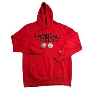 Starter Manchester City Bayern Munich Lambeau Field Hoodie Mens‎ L Red 7/23/22